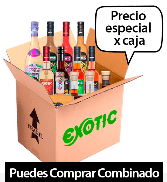 venta de licores al por mayor como licor de crema y macerados marca exotic