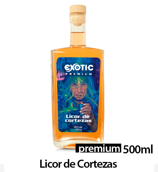 venta de licores al por mayor, macerados de pisco con cortezas 500ml, somos fabricantes marca exotic