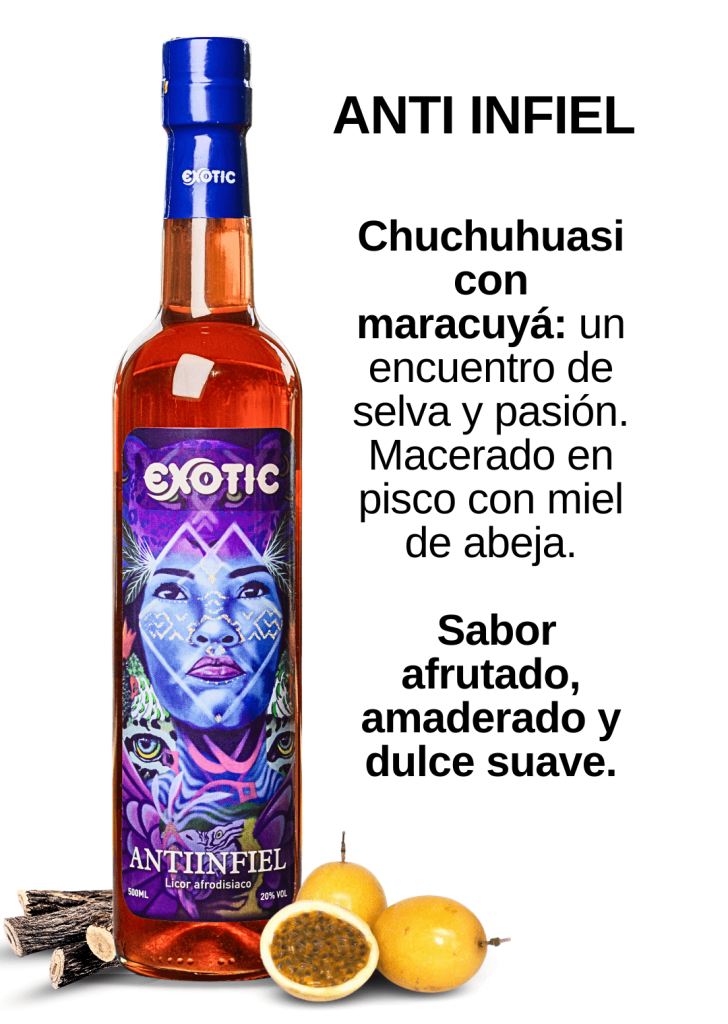 Licores afrodisiacos o macerados como antinfiel, rc y 7 pingas marca exotic