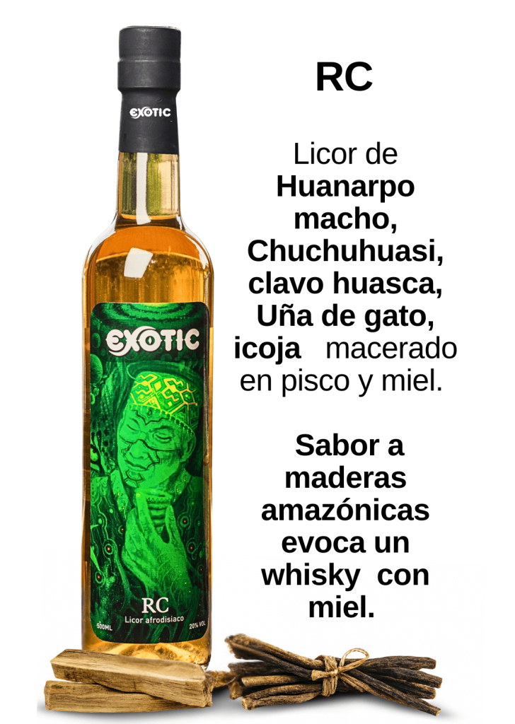 Licores afrodisiacos o macerados como antinfiel, rc y 7 pingas marca exotic