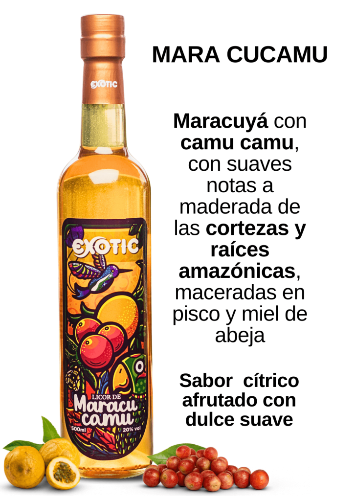 Licores afrodisiacos o macerados como svss, 7 raíces, maracu camu y rose amazónico marca exotic