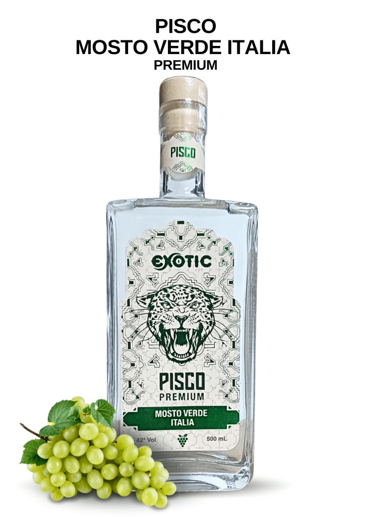 Pisco mosto verde 500ml marca exotic