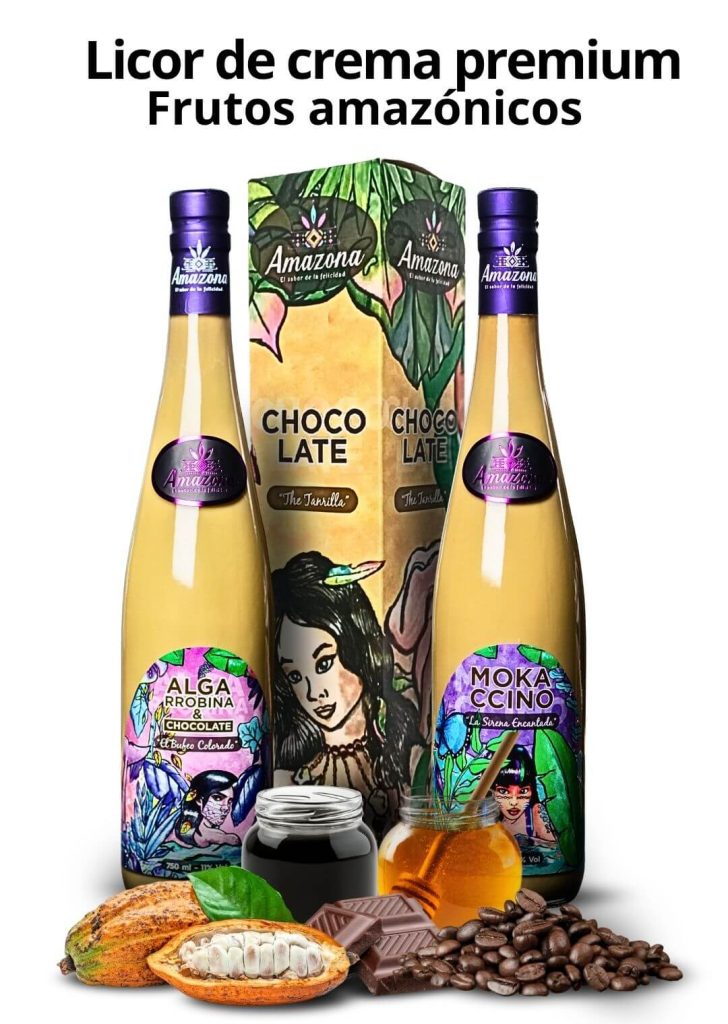 Licores de crema premium 750ml marca exotic