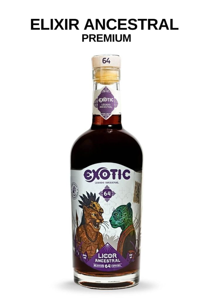 Licor de hierbas amazónico 700ml marca exotic