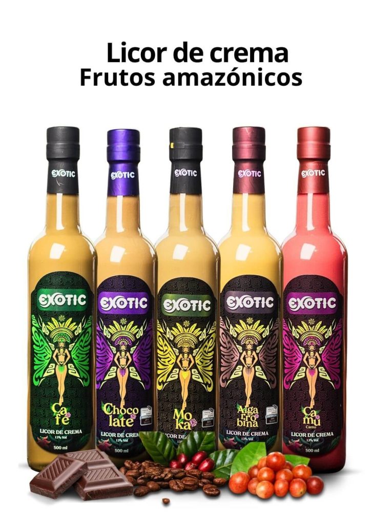 Licores de crema 500ml marca exotic