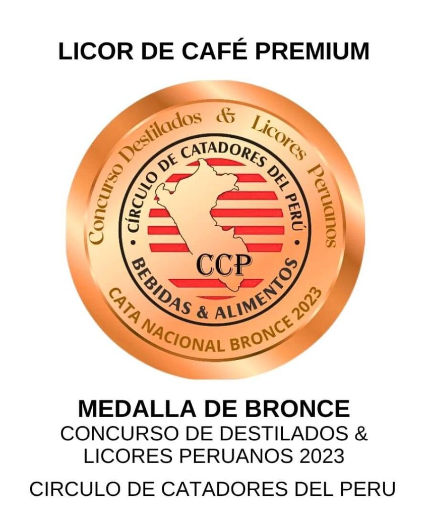 Licor de crema café, medalla de bronce 2023 marca exotic